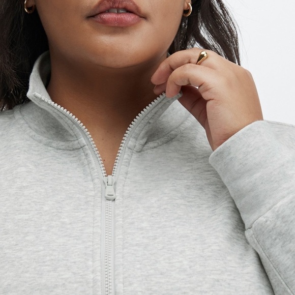 Fabletics Gray Zip Pullover Never Worn Brand New - Picture 4 of 6